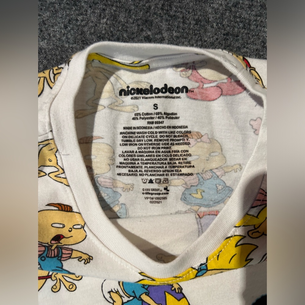 Nickelodeon Rugrats, Hey Arnold, Ren & Stimpy Men's Graphic Print Tee Size S - Picture 4 of 4